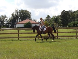 Riding A Horse