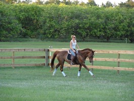 Riding A Horse